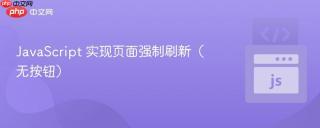 javascript 实现页面强制刷新(无按钮)