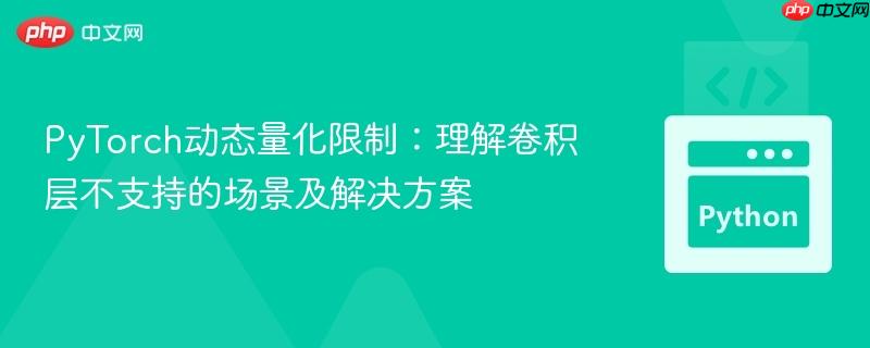 PyTorch动态量化限制:理解卷积层不支持的场景及解决方案