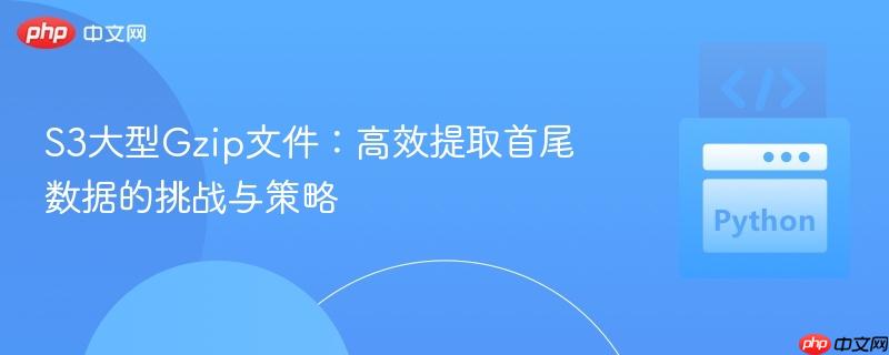 S3大型Gzip文件:高效提取首尾数据的挑战与策略