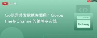 Go语言并发数据库调用：Goroutine与Channel的策略与实践