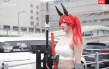 韩援Yasal最新COS:《胜利女神:新的希望》小红帽