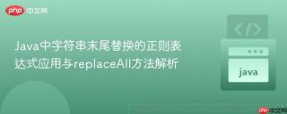 Java中字符串末尾替换的正则表达式应用与replaceAll方法解析