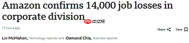 亚马逊计划裁员1.4万 网游《新世界》后续开发取消