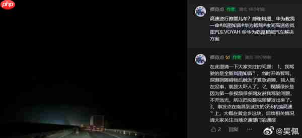 全新岚图知音辅助驾驶高速成功避险 车主感谢岚图华为