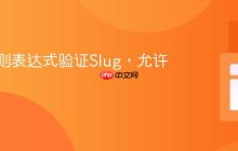 使用正则表达式验证Slug，允许斜杠