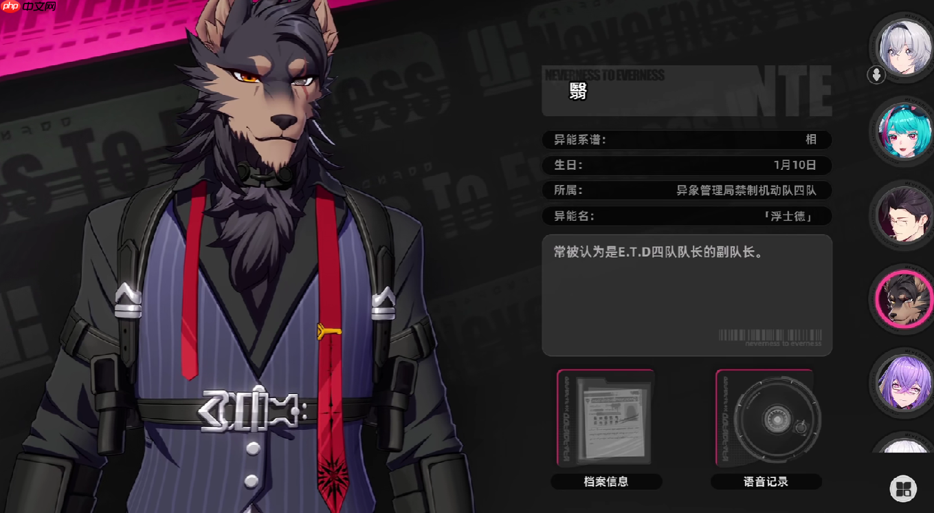 《异环》兽人介绍