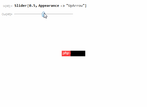 初探Mathematica滑块控件