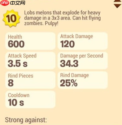 《植物大战僵尸3》西瓜射手介绍