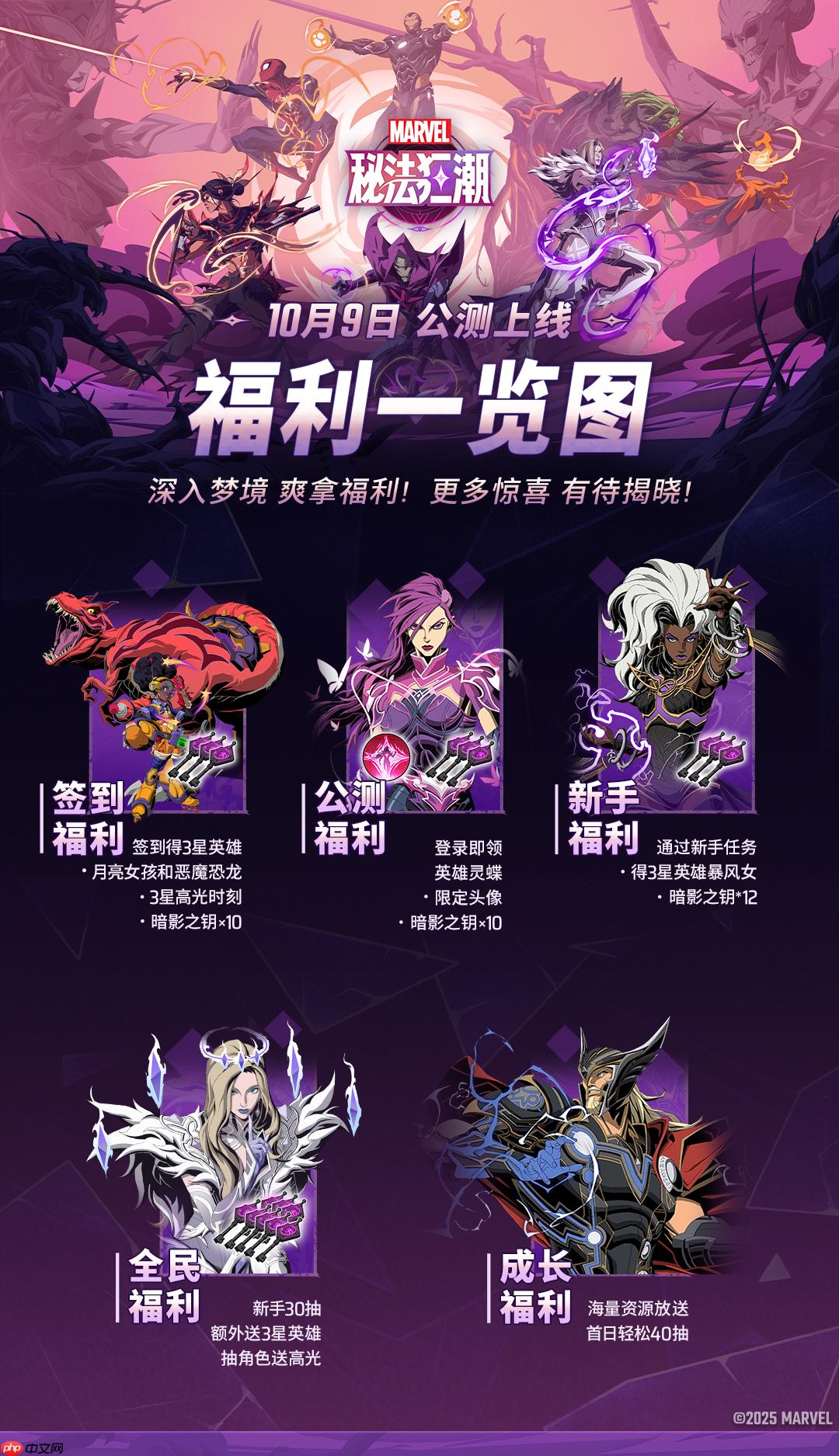 漫威秘法狂潮国服公测福利一览