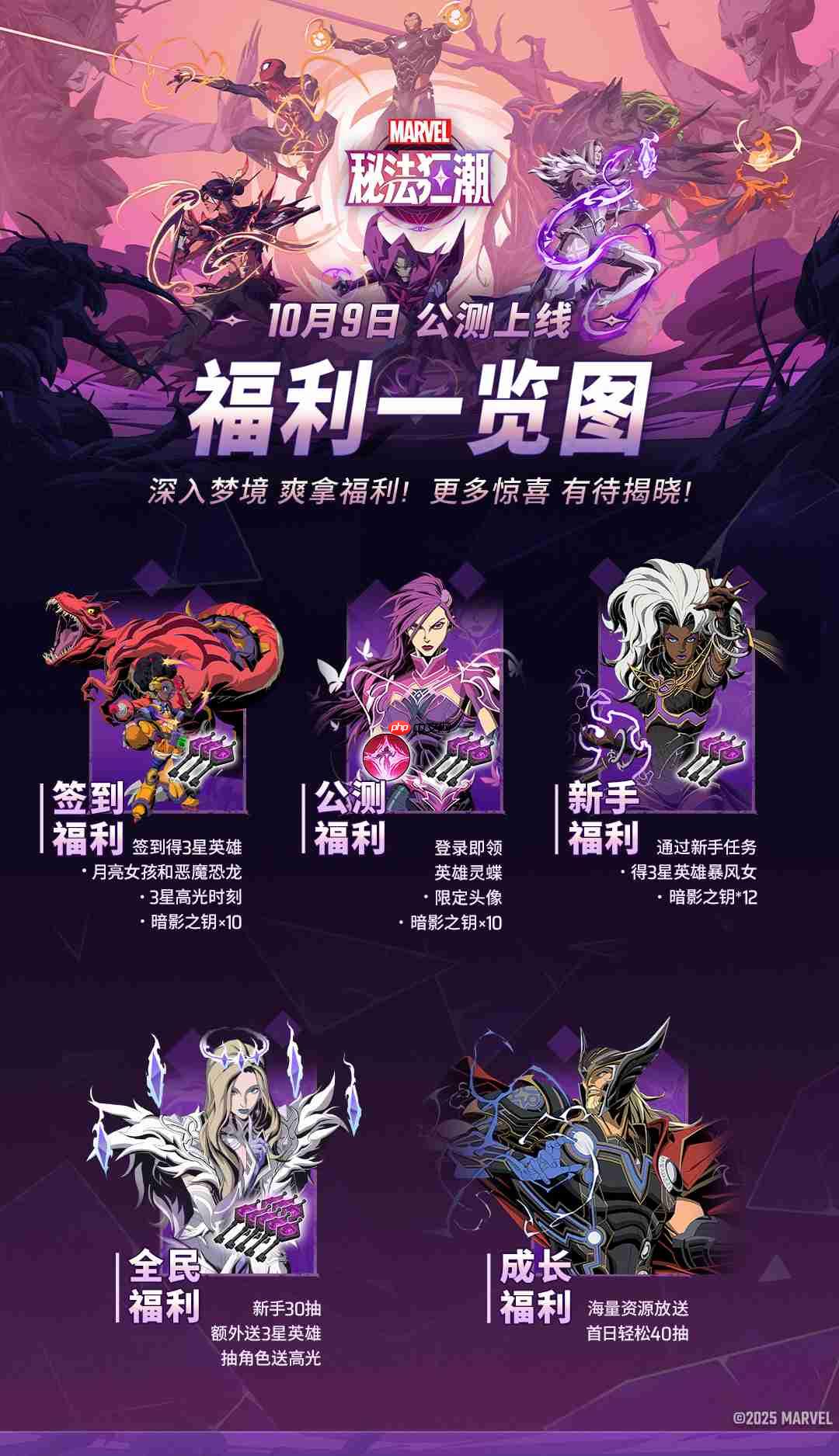 漫威秘法狂潮国服公测福利一览