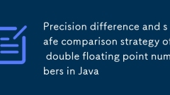 Différence de précision et stratégie de comparaison sûre des nombres à virgule flottante double en Java