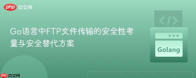 Go语言中FTP文件传输的安全性考量与安全替代方案
