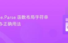 Go time.Parse 函数布局字符串的奥秘与正确用法
