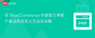 在 WooCommerce 中获取订单客户备注的自定义方法与实践