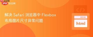 解决 Safari 浏览器中 Flexbox 布局图片尺寸异常问题