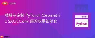 理解与定制 PyTorch Geometric SAGEConv 层的权重初始化