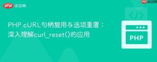 PHP cURL句柄复用与选项重置：深入理解curl_reset()的应用