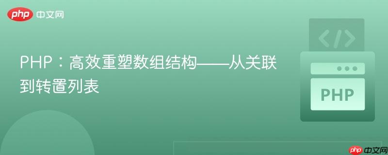 PHP:高效重塑数组结构——从关联到转置列表