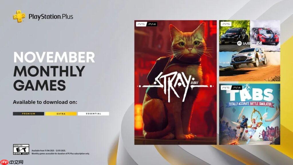 PS PLus会员11月游戏阵容公布：《全面战争模拟器》等