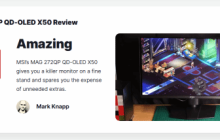 微星新显示器获IGN9分:750美元 500Hz、QD-OLED