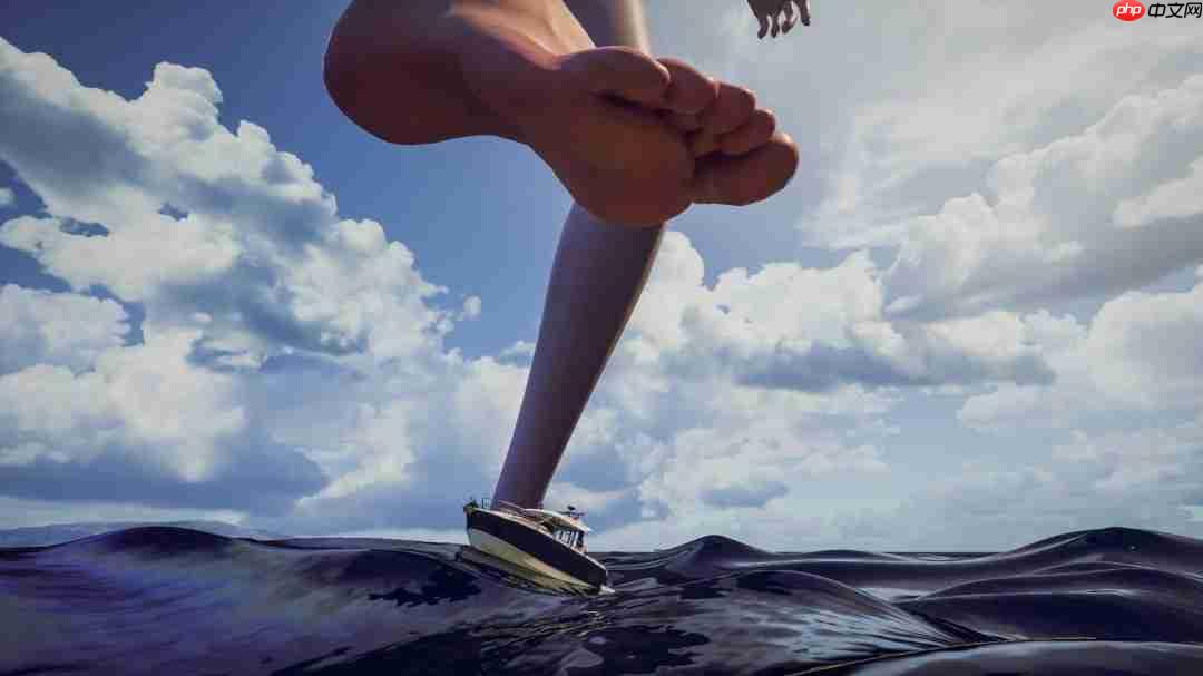 《女巨人游乐场》全新截图 性感女巨人狠狠踩人