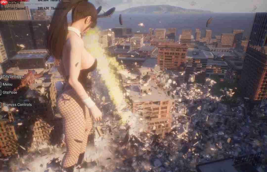 《女巨人游乐场》全新截图 性感女巨人狠狠踩人