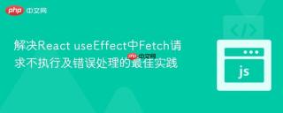 解决React useEffect中Fetch请求不执行及错误处理的最佳实践