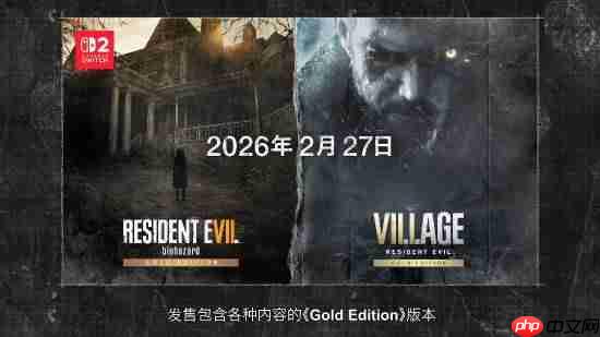 ns2版《生化危机7》&《生化危机8:村庄》内容确认:含新剧情新模式第三人称