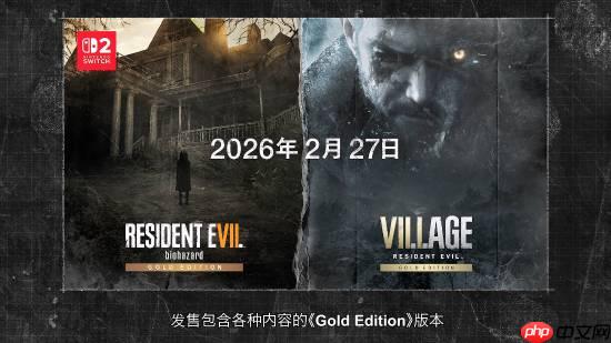 NS2版《生化危机7》&《生化危机8:村庄》内容确认:含新剧情新模式第三人称