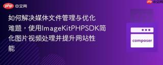 如何解决媒体文件管理与优化难题，使用ImageKitPHPSDK简化图片视频处理并提升网站性能