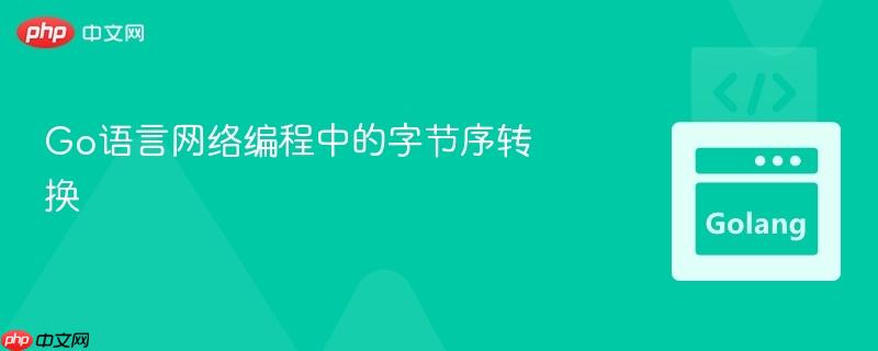 go语言网络编程中的字节序转换