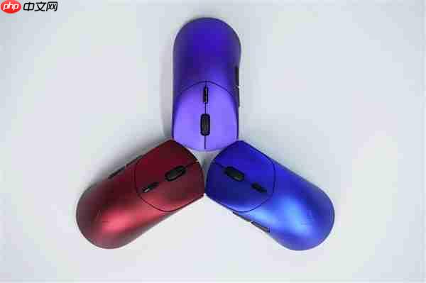 质感金属漆涂装!雷柏VT7二代系列鼠标图赏