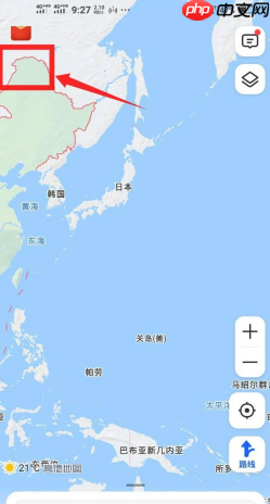 《高德地图》查看方向教程