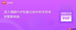 深入理解PHP松散比较中的字符串到整数转换