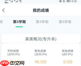 《青书学堂》查看成绩方法