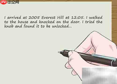 警察报告写作指南