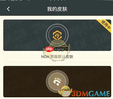 《nga玩家社区》更换皮肤方法