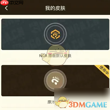 《nga玩家社区》更换皮肤方法