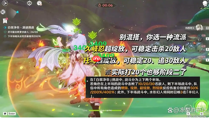 《原神》纳西妲绘想游迹挑战攻略