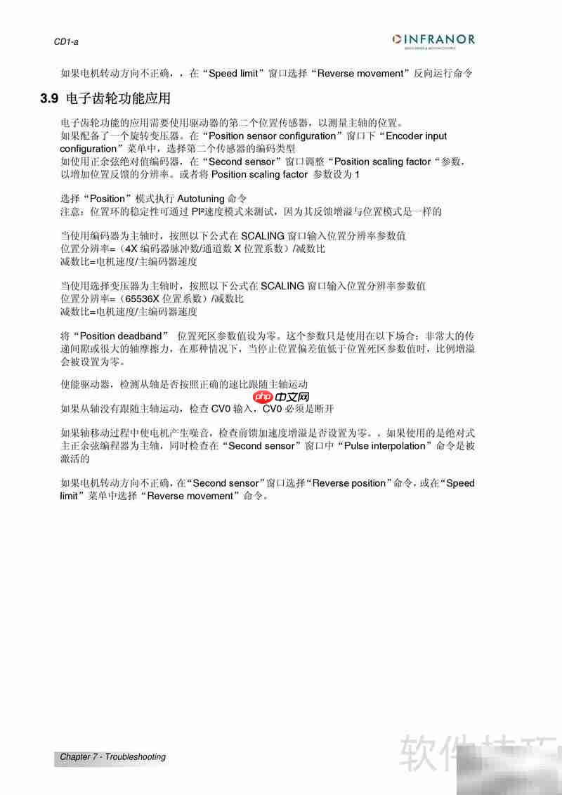 瑞诺CD1-A伺服驱动器操作指南