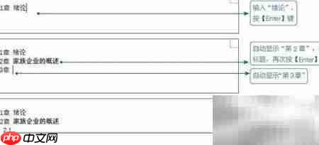 多级列表实现编号功能