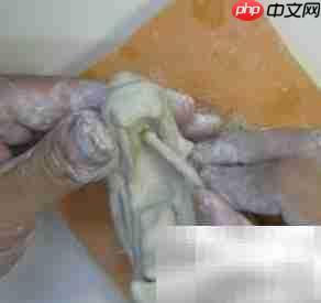 中国龙纹陶瓷瓶制作