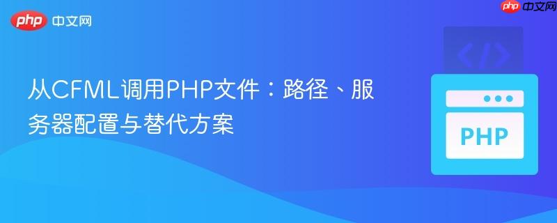 从CFML调用PHP文件:路径、服务器配置与替代方案