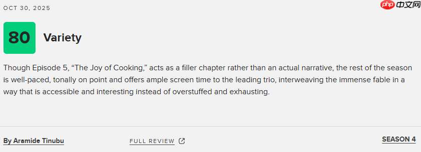 《猎魔人》第四季M站均分60分:剧集基调极度失衡!