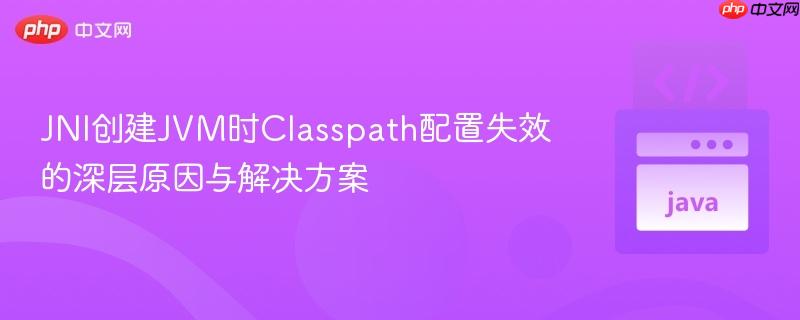 JNI创建JVM时Classpath配置失效的深层原因与解决方案