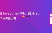 深入理解JavaScript中for循环let声明与作用域陷阱