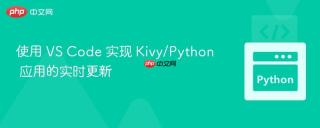 使用 VS Code 实现 Kivy/Python 应用的实时更新