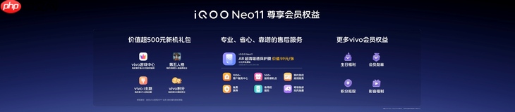 iQOO Neo11开售:2K屏+双芯性能怪兽,首销2599元起