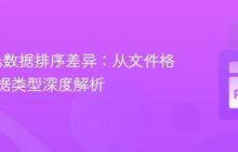 Pandas数据排序差异：从文件格式到数据类型深度解析