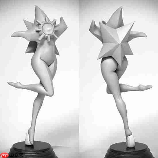 大神手搓《宝可梦传说：Z-A》Mega宝石海星手办